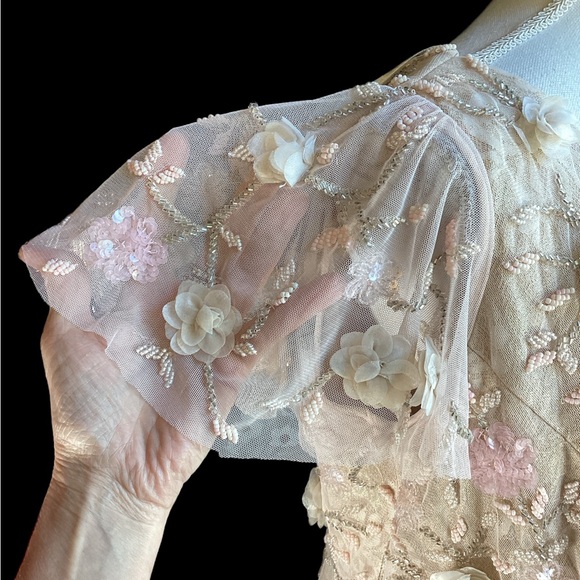 NWT Mac Duggal 3D Floral One Shoulder Gown. B282 - Picture 5 of 16